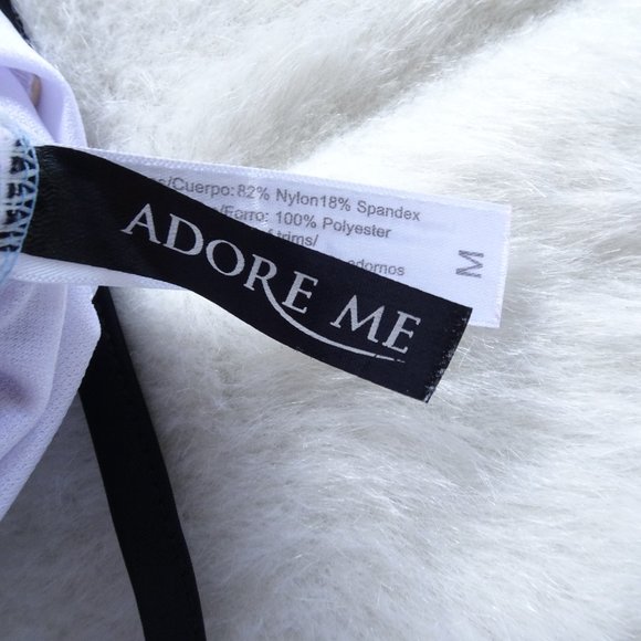 Adore Me Black & Blue One Piece Swimsuit Medium - Picture 11 of 11